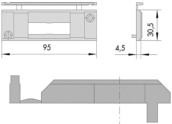 CONTROPIASTRA CISA NYLON ART.06287.27             
