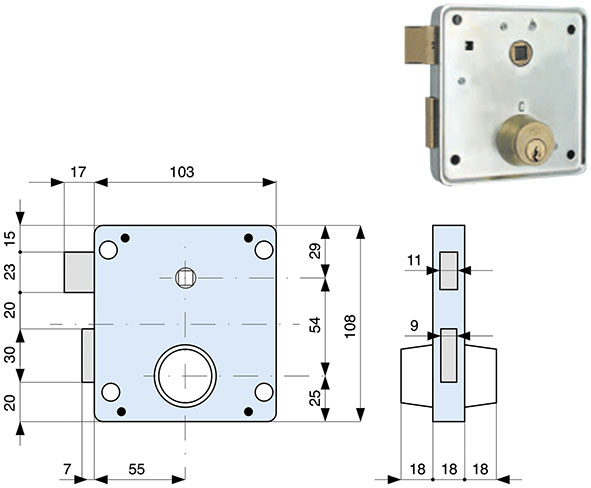 SERRATURE MG APPLICARE ART.433                    