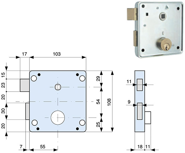 SERRATURE MG APPLICARE ART.435                    