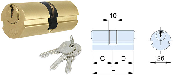 CILINDRI MG TONDI SFILARE D.MM.26                 