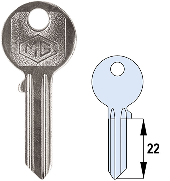 CHIAVI NAZIONALI MG K0304                         