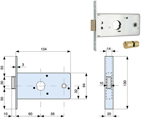 SERRATURE MG INFILARE FASCE ART.288600            