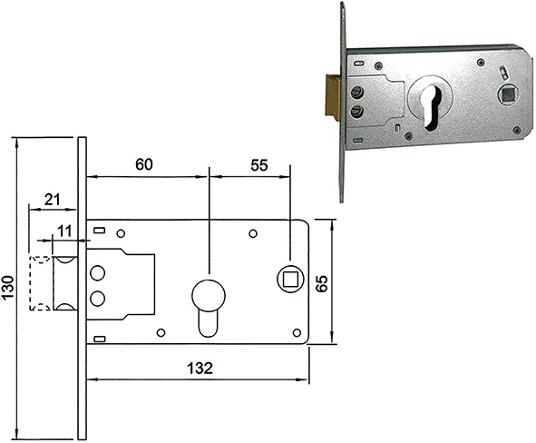 SERRATURE FASEM INFILARE FASCE ART.911            