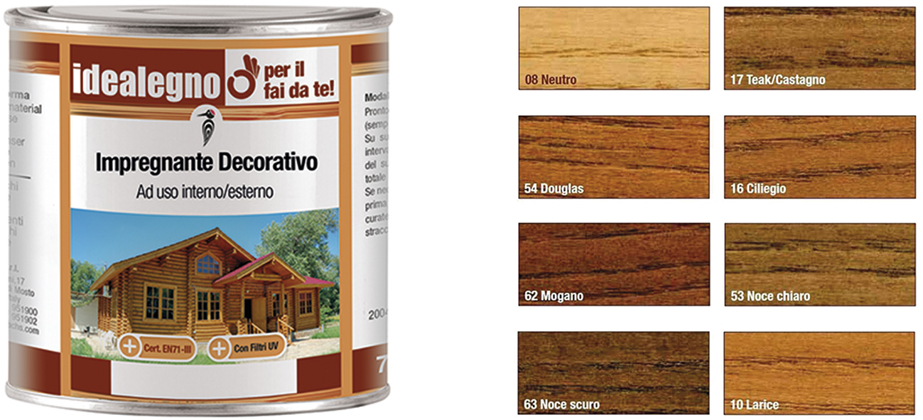 IMPREGNANTE DECORATIVO PER LEGNO BORMA WACHS      