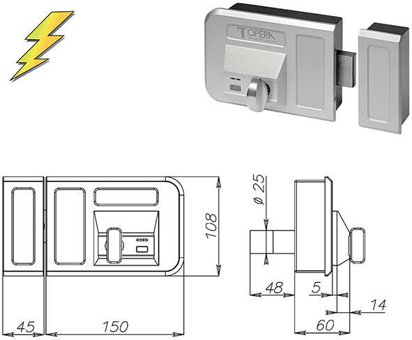 ELETTROSERRATURE OPERA INTERNO POMOLO             