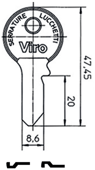 CHIAVI NAZIONALI VIRO 017                         