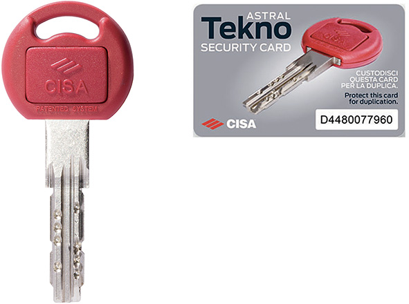 CHIAVI CISA TEKNO SFT ALDE * DUPLICATO            