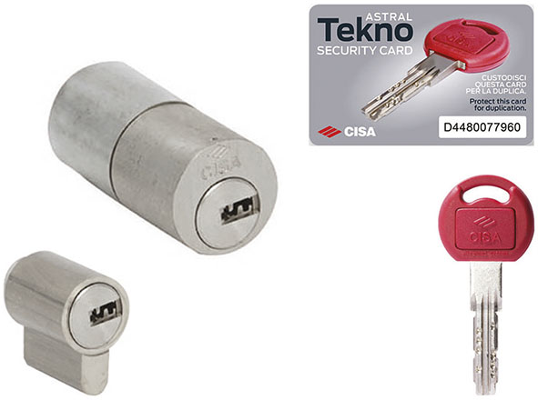 CILINDRI CISA TEKNO PRO COPPIA ART.0M150          
