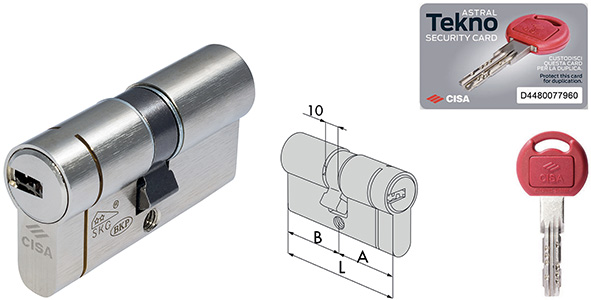 CILINDRI CISA TEKNO PRO ART.0M3T1                 
