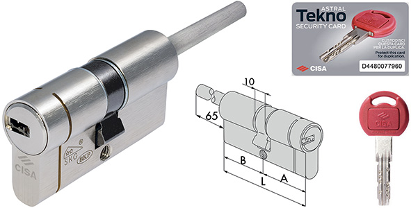 CILINDRI CISA TEKNO PRO ART.0M3T7 POMOLO          