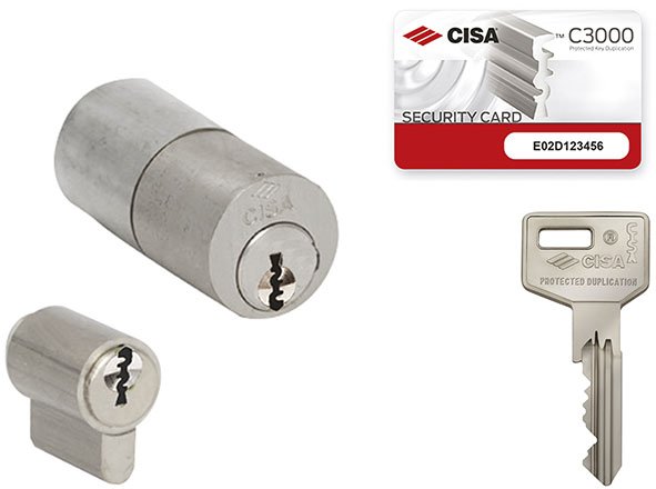 CILINDRI CISA C3000 COPPIA ART.0N150              
