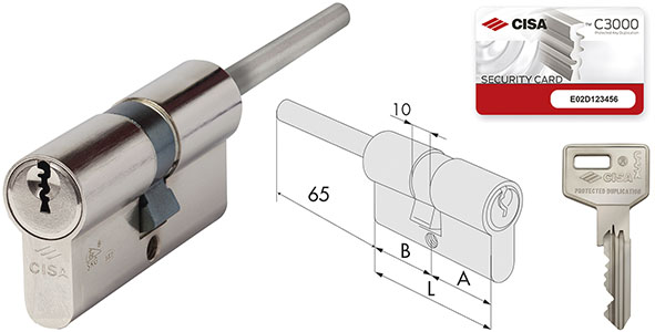 CILINDRI CISA C3000 ART.0N317 POMOLO              