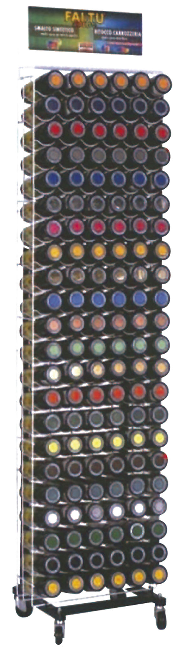 ESPOSITORE AREXONS SMALTO SPRAY 132 POSTI *VUOTO* 