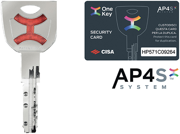 CHIAVI CISA AP3/AP4S ITALIA * DUPLICATO           