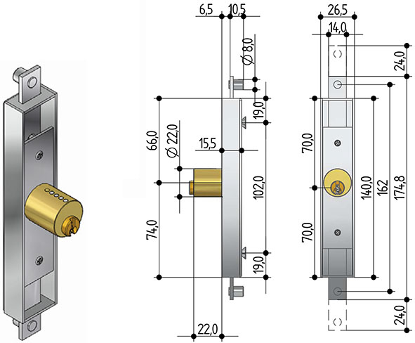 SERRATURE PREFER ART.6602                         