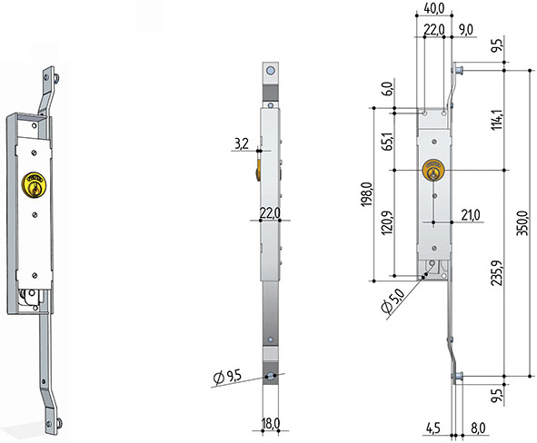SERRATURE PREFER DARDO DX ART.6317                