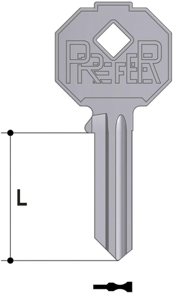 CHIAVI NAZIONALI PREFER 7100.1500                 