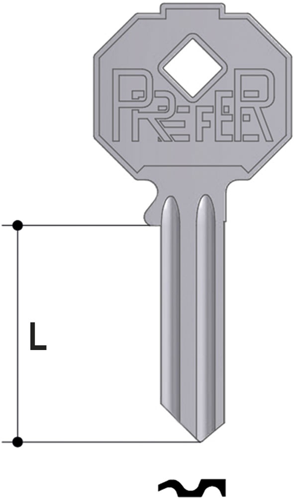 CHIAVI NAZIONALI PREFER 7100.2400                 