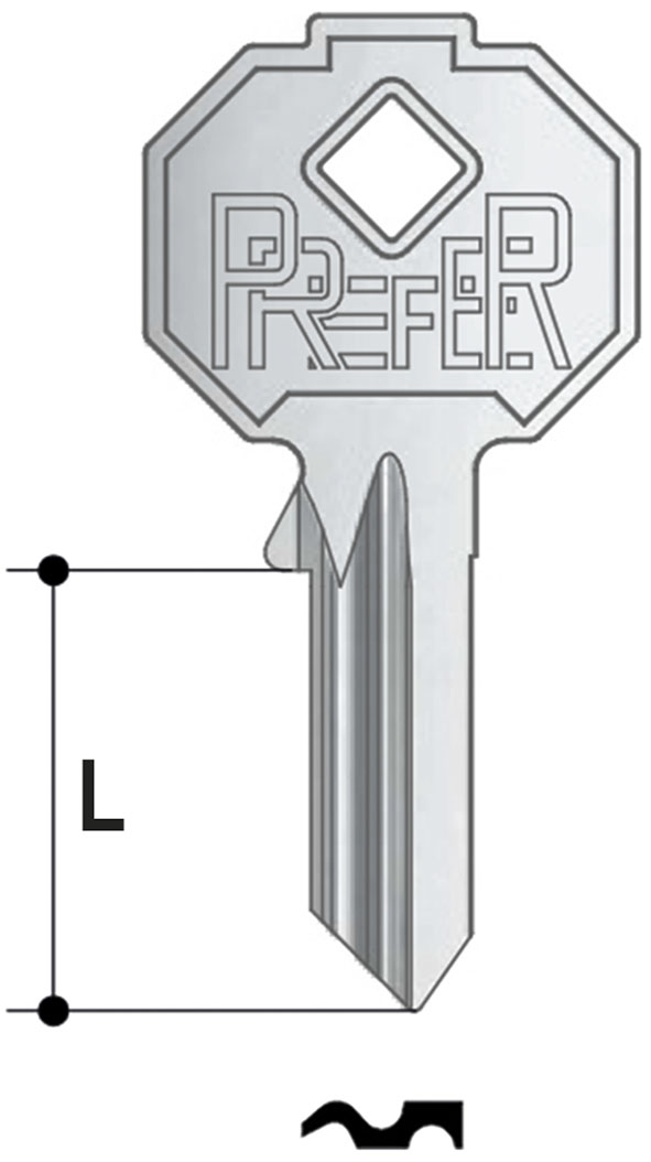 CHIAVI NAZIONALI PREFER 7511.2400                 
