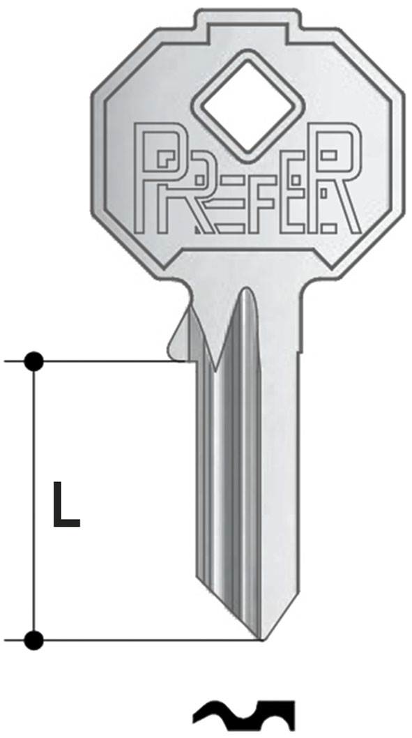 CHIAVI NAZIONALI PREFER 7511.2500                 
