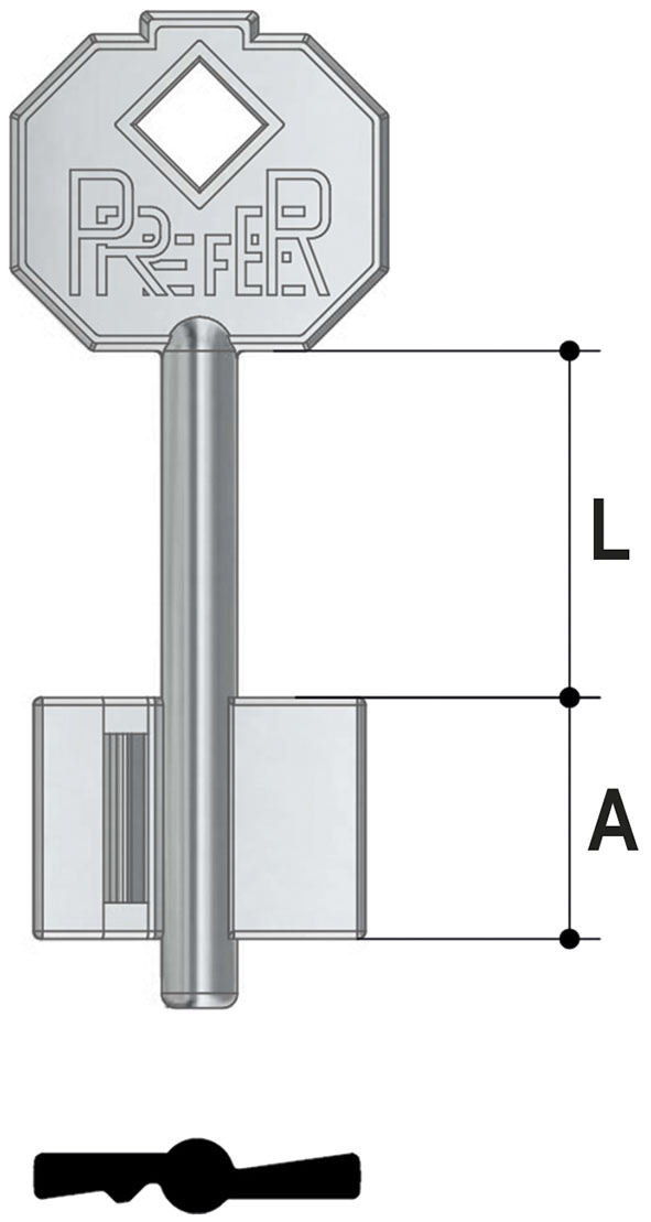 CHIAVI SICUREZZA D.MAPPA PREFER 7703.0500         