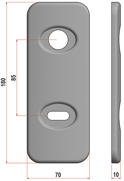 PLACCHE AZZI DIERRE PER MANIGLIA + DOPPIA MAPPA   