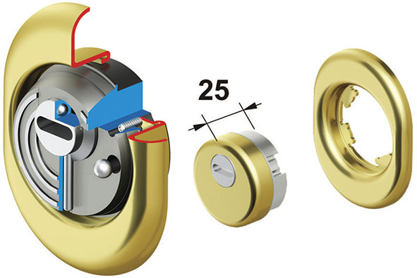 PROTEZIONE DISEC MONOLITO BD201-25D1              