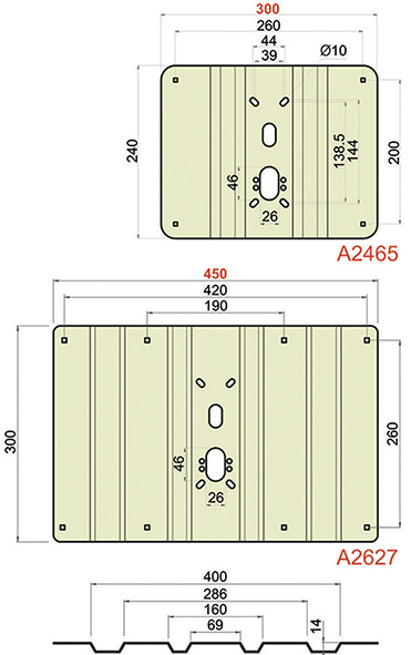 RINFORZO GRECATO DISEC A2465-A2627 PER BASCULANTE 