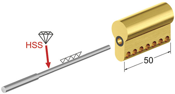 KIT DIMA FORATURA DISEC X PROTEZIONE CILINDRO     