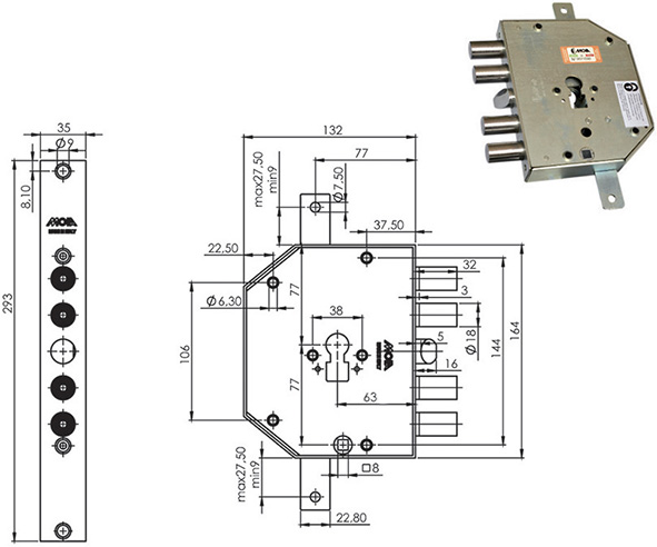 SERRATURE MOIA CP954                              