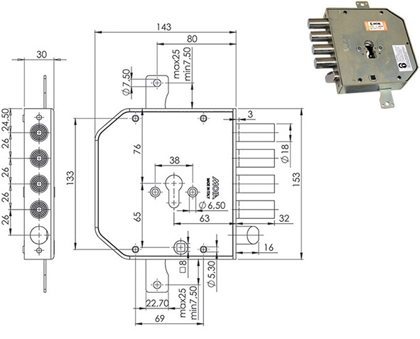 SERRATURE MOIA AP954                              