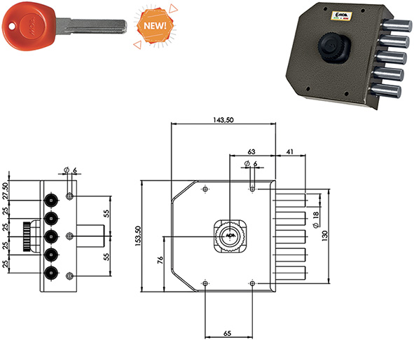 SERRATURE MOIA JM421                              