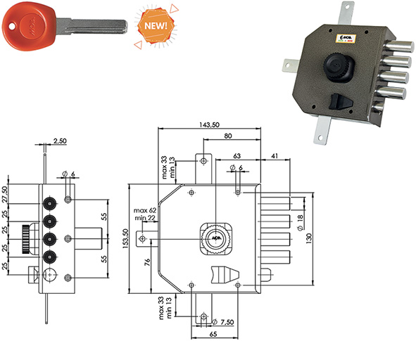SERRATURE MOIA JM426                              