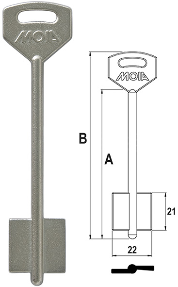 CHIAVI SICUREZZA D.MAPPA MOIA 165                 