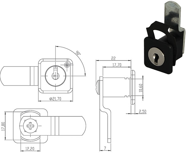 SERRATURE PER MOBILI OMR 165838                   