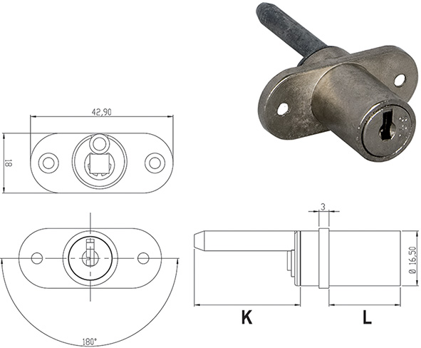 SERRATURE PER MOBILI OMR 163437                   
