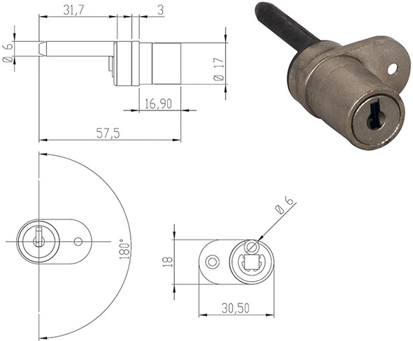 SERRATURE PER MOBILI OMR 163481                   