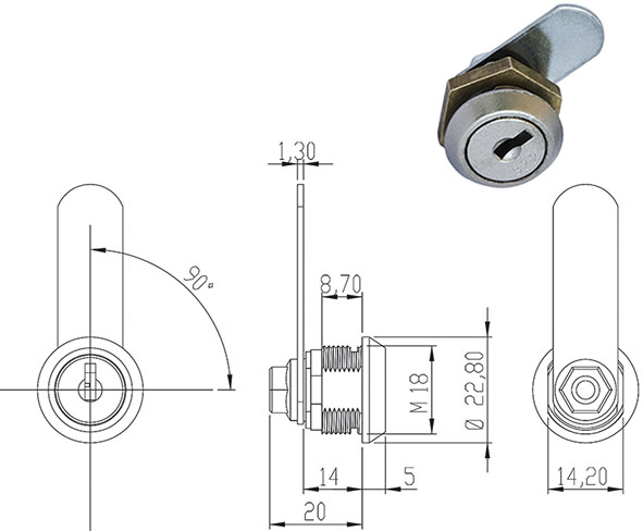 SERRATURE PER MOBILI OMR 161950                   