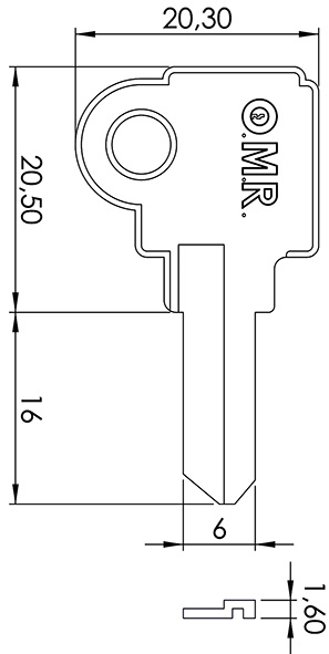 CHIAVI NAZIONALI OMR SCHG05005 SEAT               
