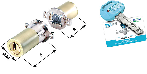 CILINDRI MOTTURA C28+ PLUS TIPO FICHET            