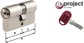 CILINDRI MOTTURA PROJECT 5+1 CHIAVE-CHIAVE        