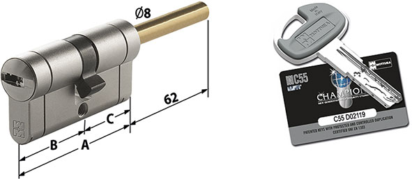 CILINDRI MOTTURA C55 PREDISPOSTI POMOLO           