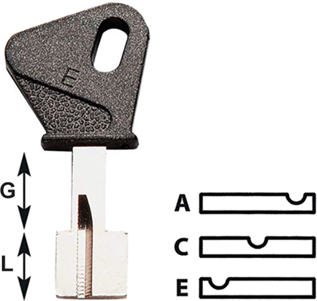 CHIAVI SICUREZZA POMPA MOTTURA 92105              