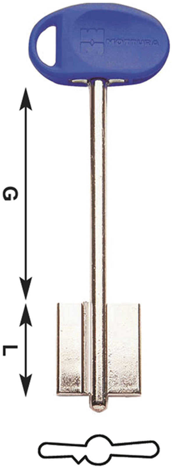 CHIAVI SICUREZZA D.MAPPA MOTTURA 92106/5          