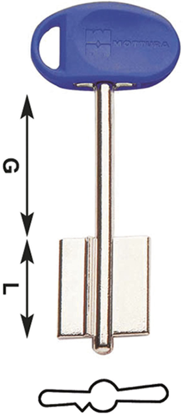 CHIAVI SICUREZZA D.MAPPA MOTTURA 92187/5          