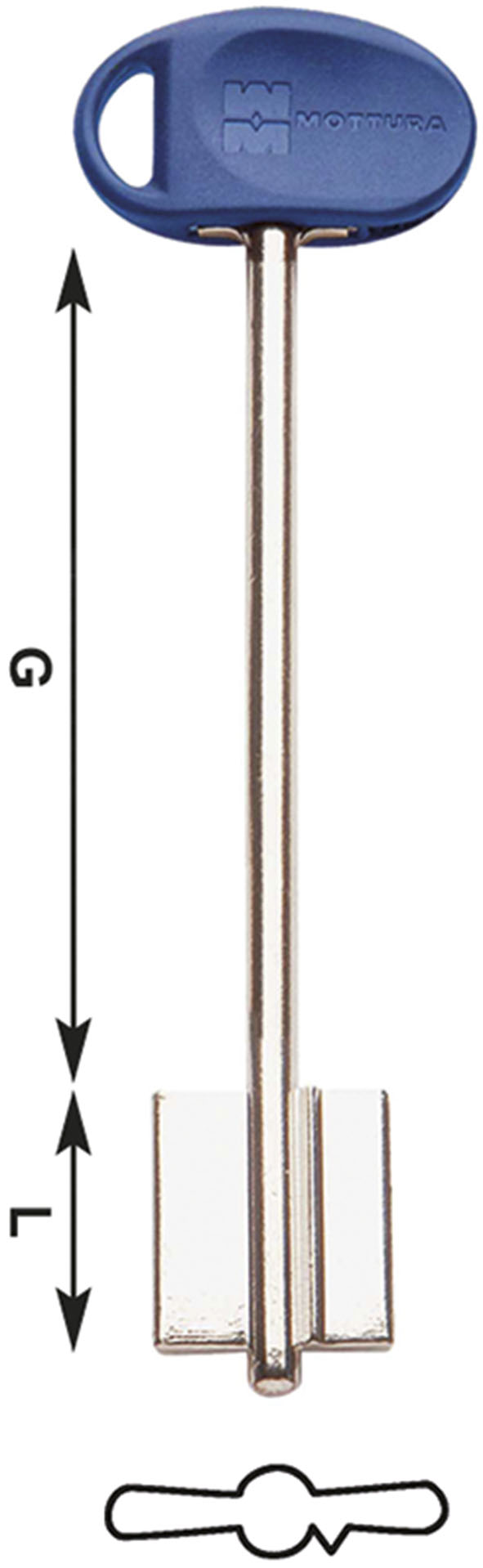 CHIAVI SICUREZZA D.MAPPA MOTTURA 92188/4          