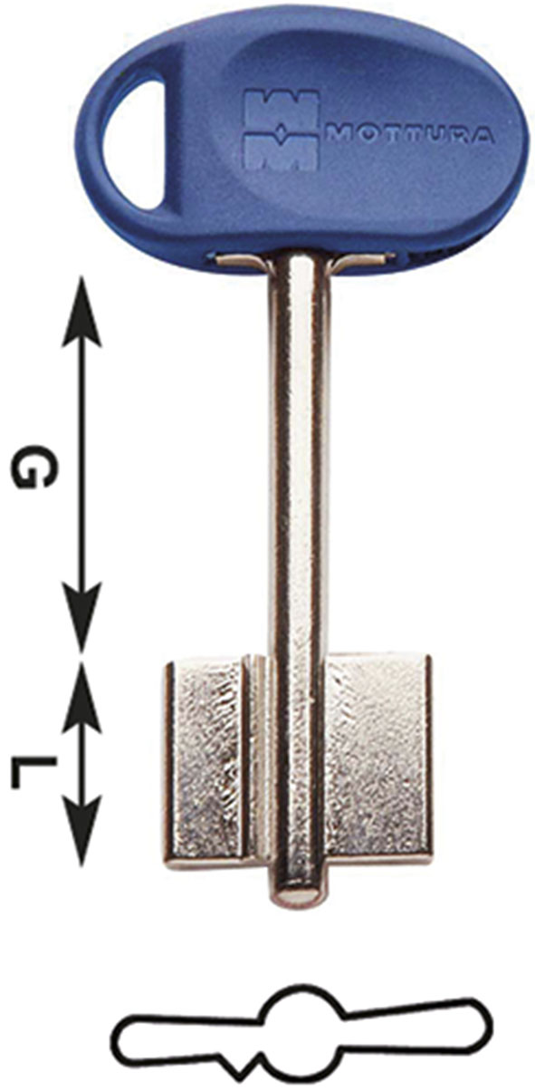 CHIAVI SICUREZZA D.MAPPA MOTTURA 92229/5          