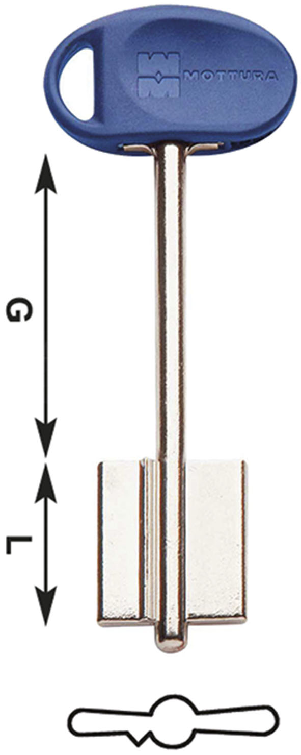 CHIAVI SICUREZZA D.MAPPA MOTTURA 92269/5          