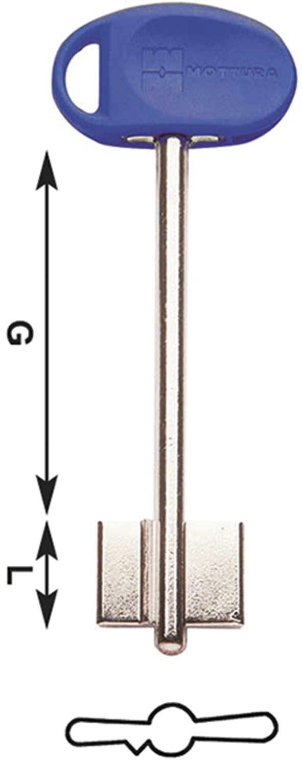 CHIAVI SICUREZZA D.MAPPA MOTTURA 92295/5          