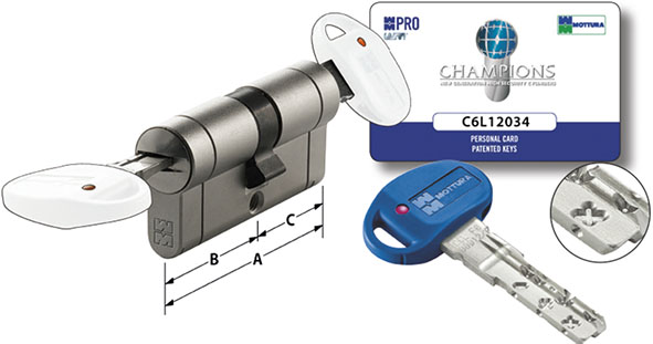CILINDRI MOTTURA PRO CHIAVE-CHIAVE FRIZIONATI     